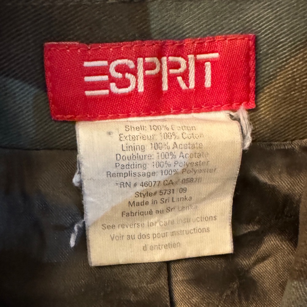 Esprit Vintage Camouflage Coat - Picture 7 of 10